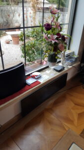 Infrarot Heizpaneel Naturstein Black Galaxy 800W