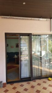 Infrarot Dunkelstrahler Terrasse Wintergarten