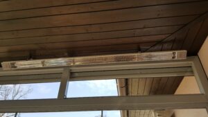 Infrarot Dunkelstrahler Terrasse Wintergarten